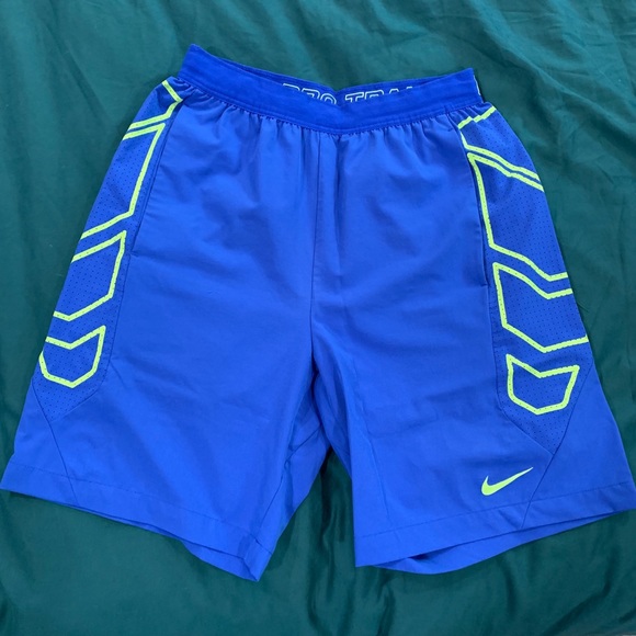 neon nike shorts